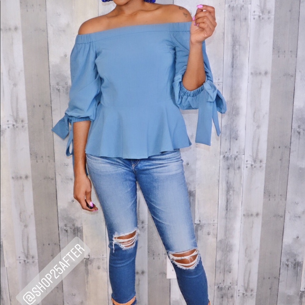 Denim Blue Top